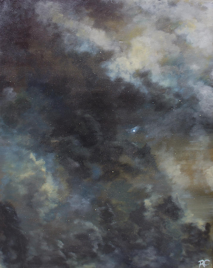 Starry sky Painting by Robin Coomans - Fine Art America