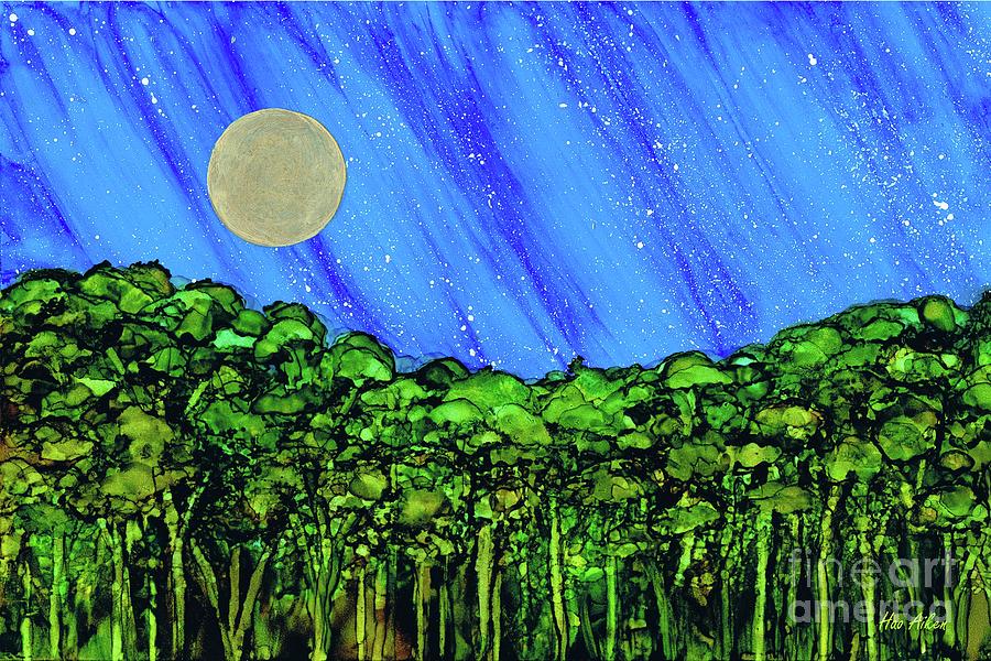 Starry Starry Night II Painting by Hao Aiken