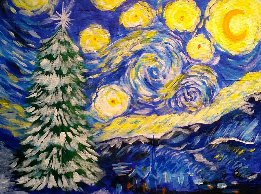 winter starry night