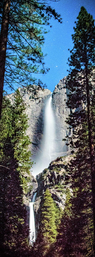 Starry Yosemite Falls Photograph by Connie Cooper-Edwards