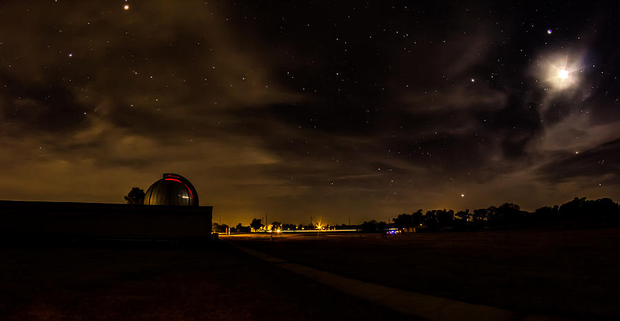 Stars and Observatory 3 Photograph by Jay Stockhaus
