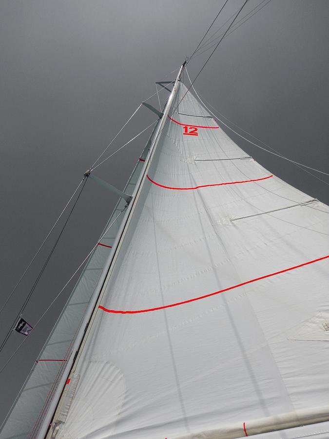 Stars and Stripes Sail Photograph by Michael Bergman | Fine Art America