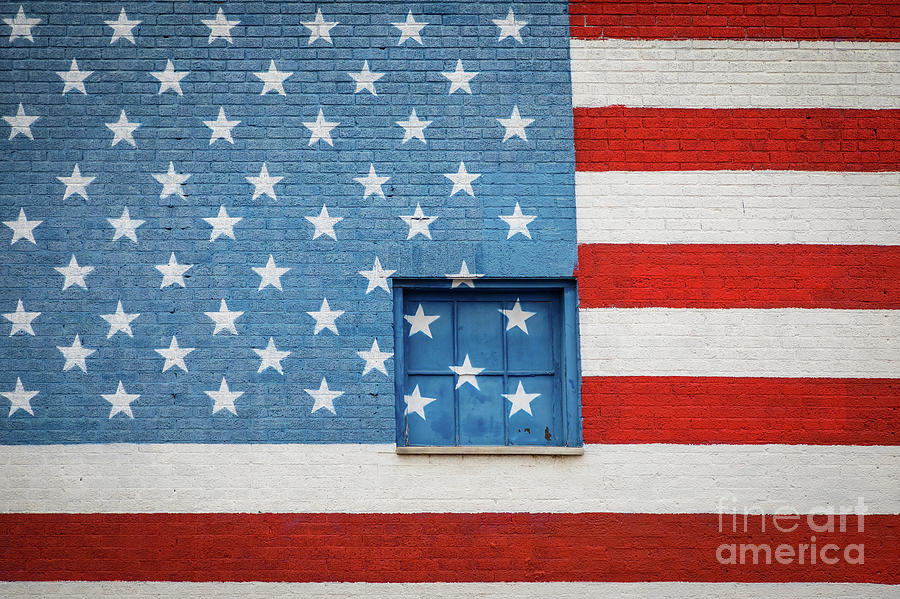 Stars and Stripes Wall Photograph by Inge Johnsson