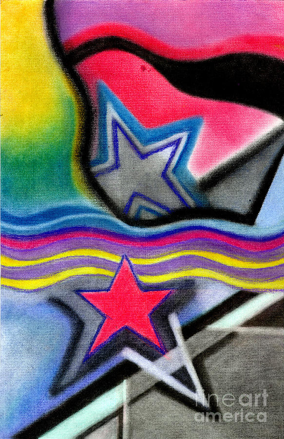 Stars Pastel by Christine Perry