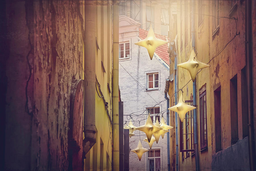 Stars of Riga Old Town  Photograph by Carol Japp