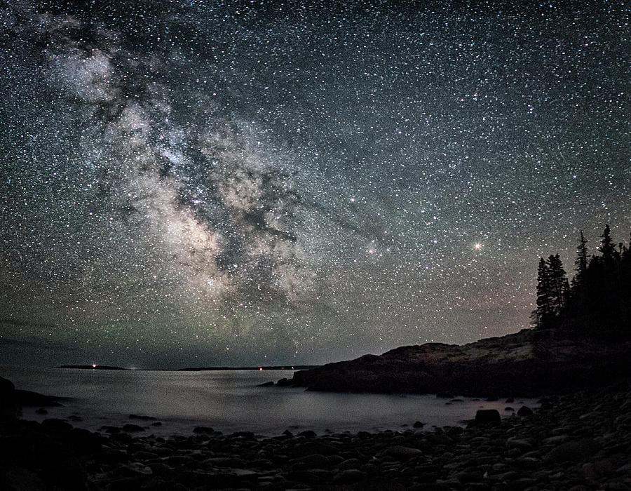 Stars Over Acadia  Photograph by Robert Fawcett