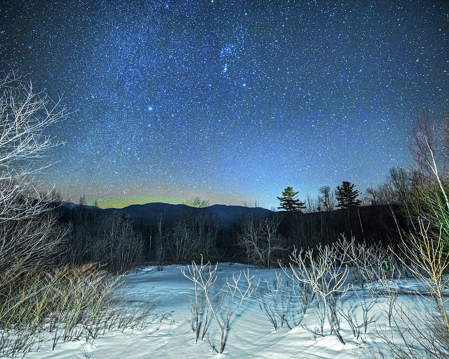 Stars over the New Hampshire White Mountains Photograph by Toby McGuire