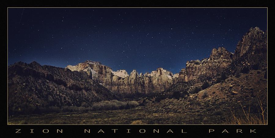 Stars Over Zion Photograph by Robert Fawcett