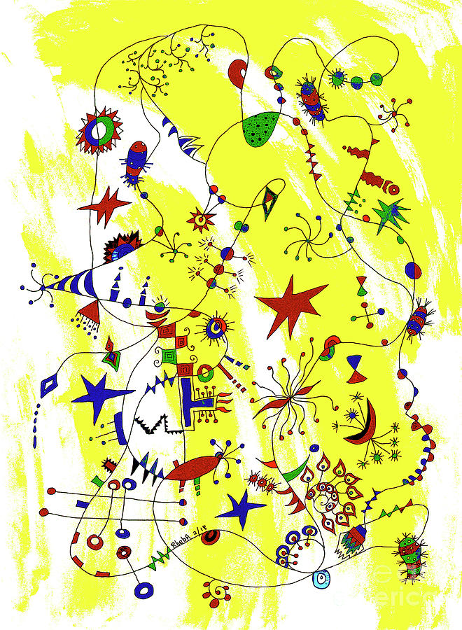 Stars Painting - Stars by Rheba McMichael