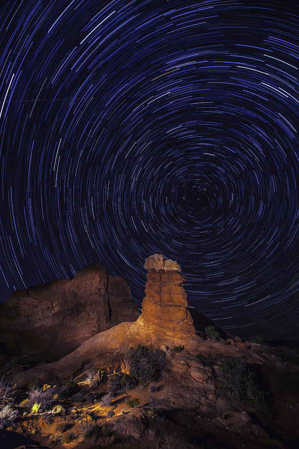 Star Trails Photograph - Stars Trails by Matt Cohen Star Trails Photograph - Stars Trails by Matt Cohen