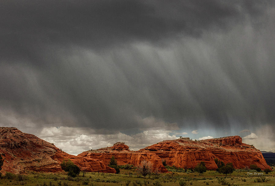 Desert Photograph - Start of the Storm by Tim Bryan