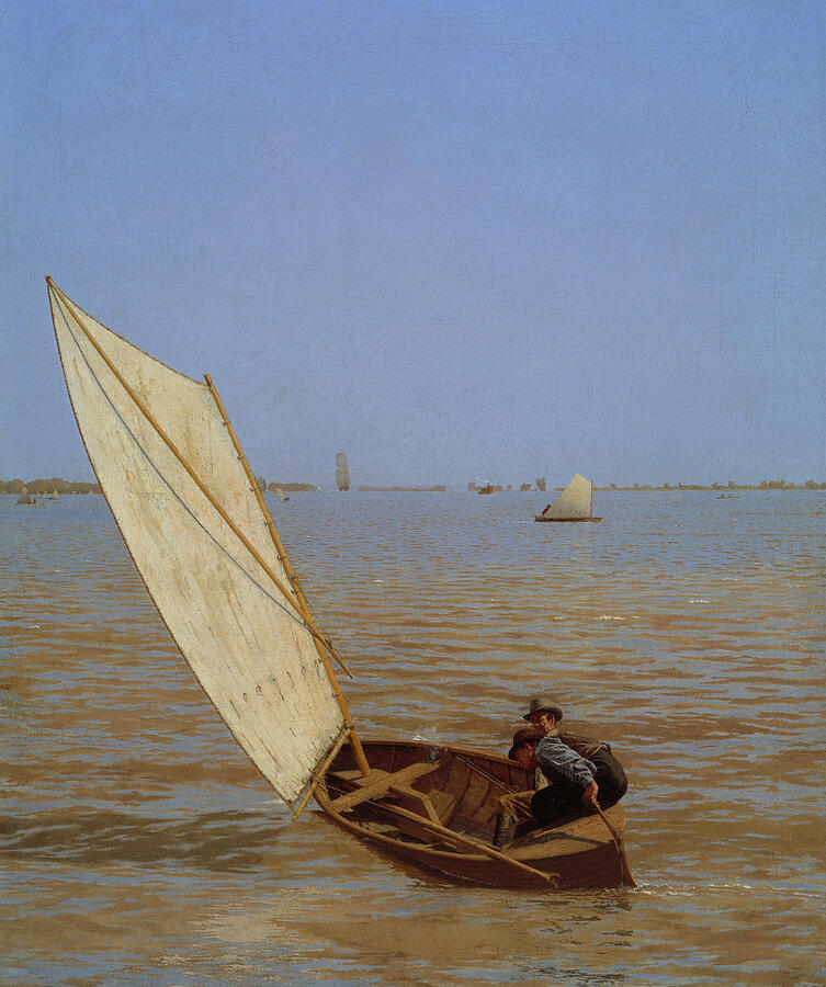 Starting Out After Rail, from 1874 Painting by Thomas Eakins