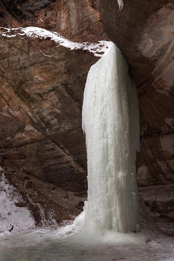 Starved Rock Icefall Photograph