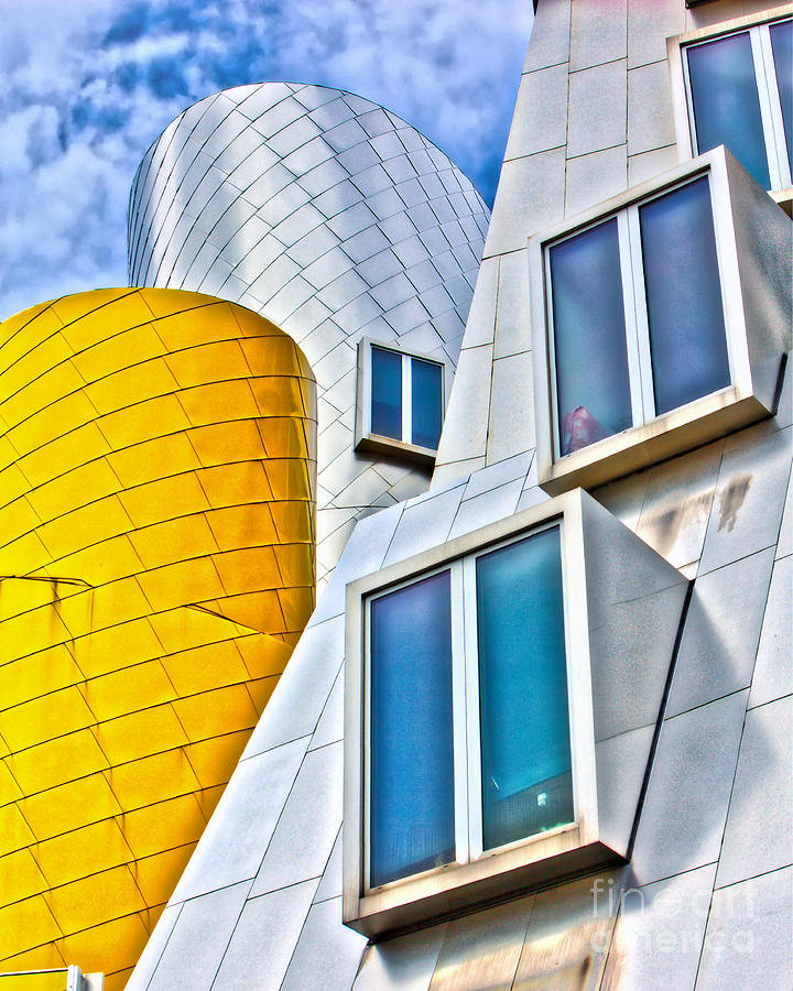 Stata Building Detail Photograph by Jerry Fornarotto