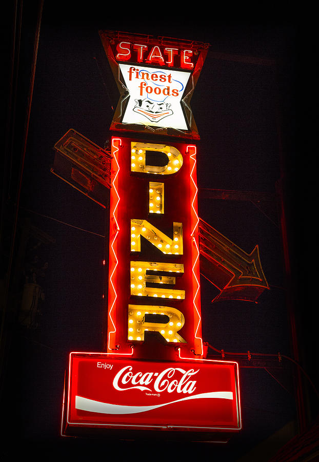 State Diner - Ithaca NY Photograph by Stephen Stookey