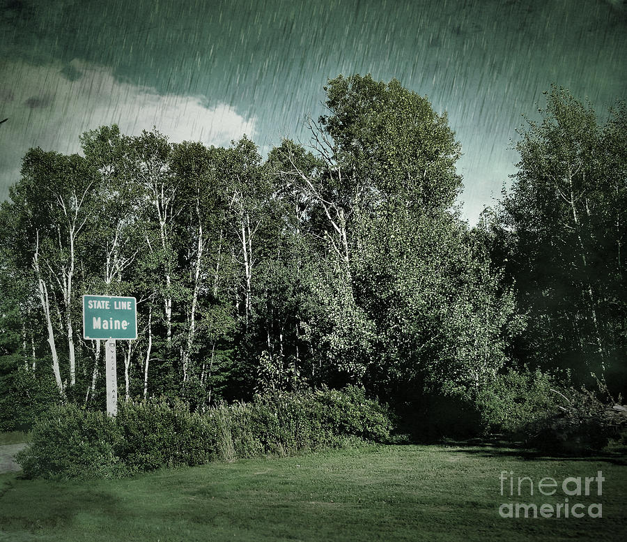 State Line Maine Photograph by Onedayoneimage Photography