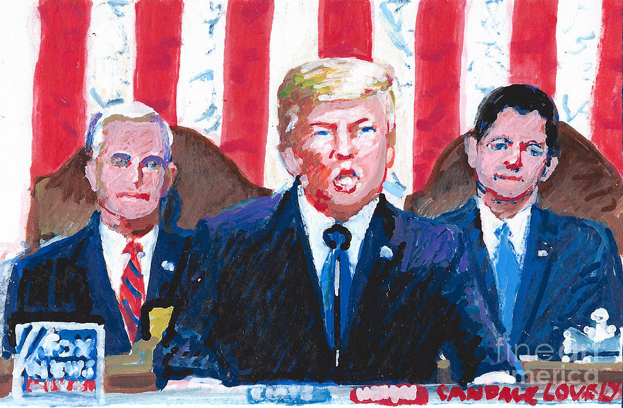 State of the Union 2018 Painting by Candace Lovely