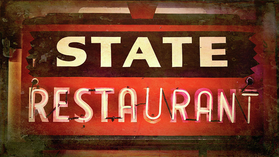 State Restaurant Photograph by Stephen Stookey