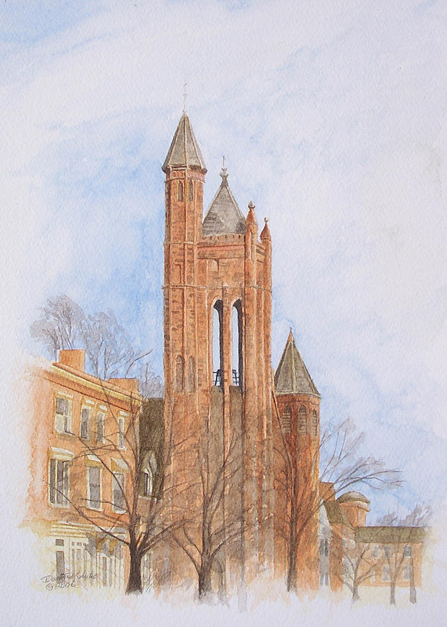 State Street Church Painting by Dominic White