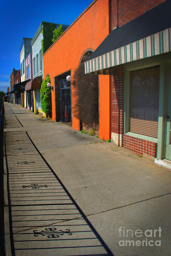 State Street Rainbow Row Photograph by Skip Willits