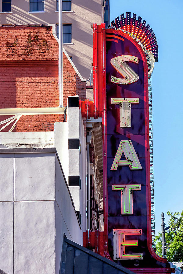 Austin Photograph - State Theater - Austin by Art Block Collections