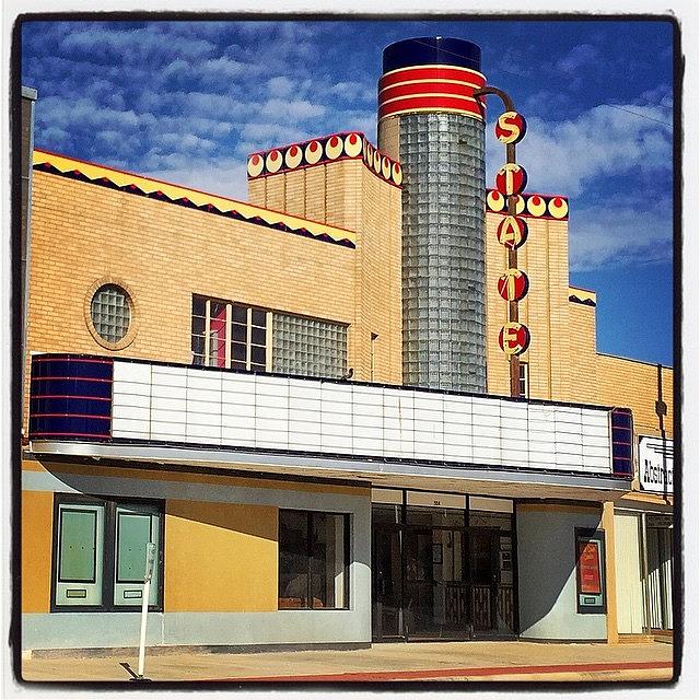State #theater Clovis, #newmexico Photograph by Alexis Fleisig