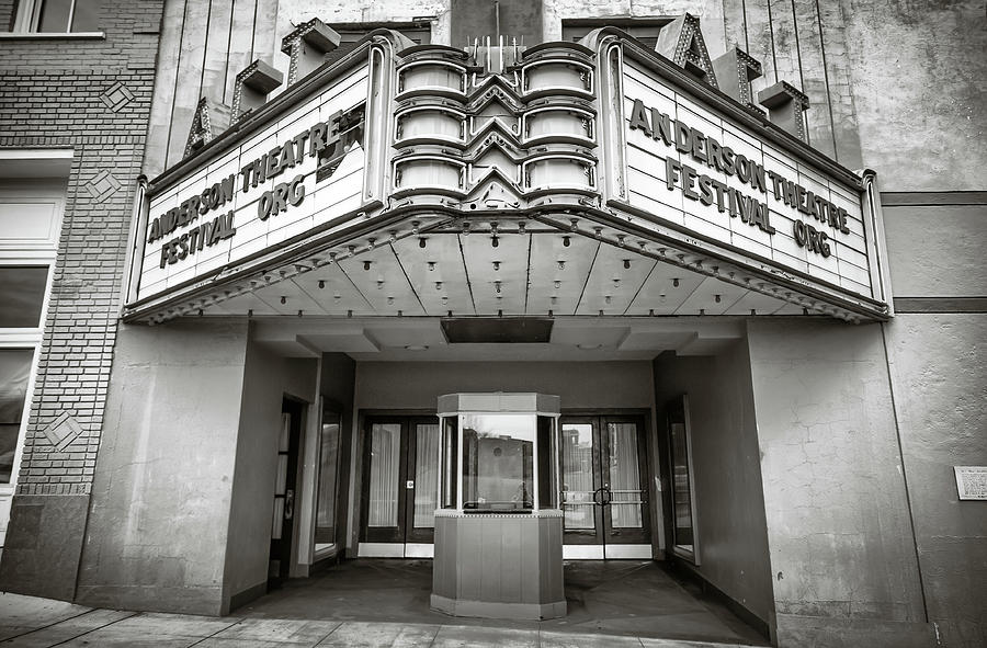 State Theater in Black and White Photograph by Lynne Jenkins