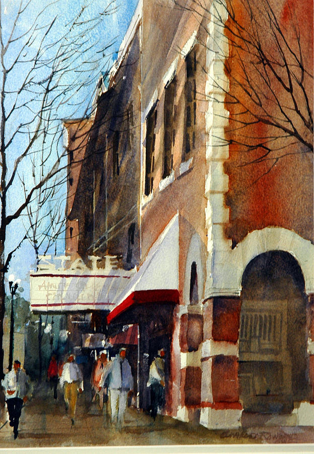 State Theater, Westerville, Ohio Painting by Charles Rowland