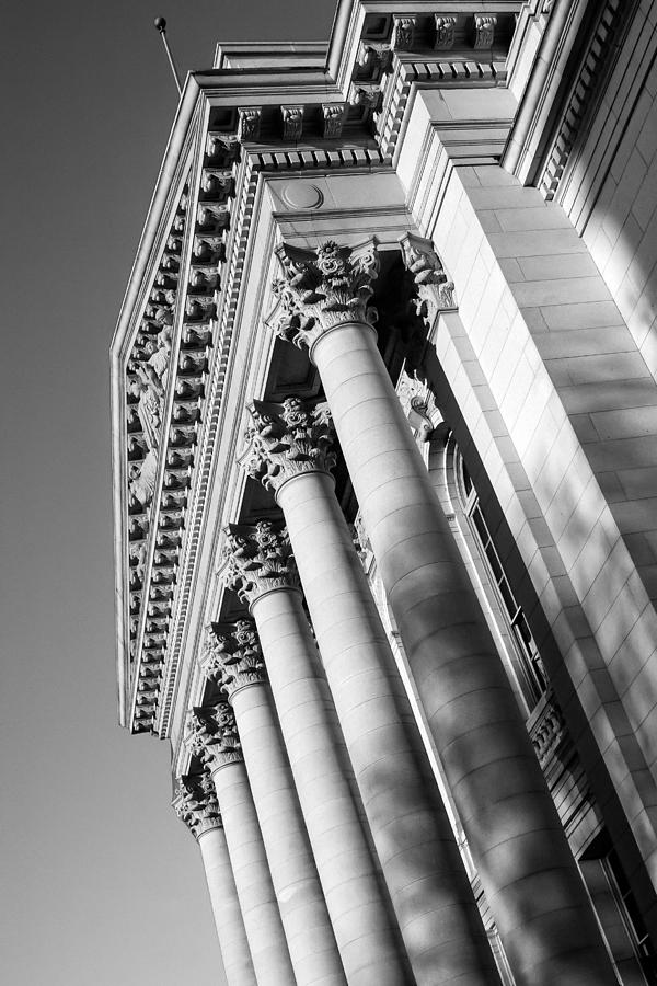 Stately Colonnade Photograph by Todd Klassy