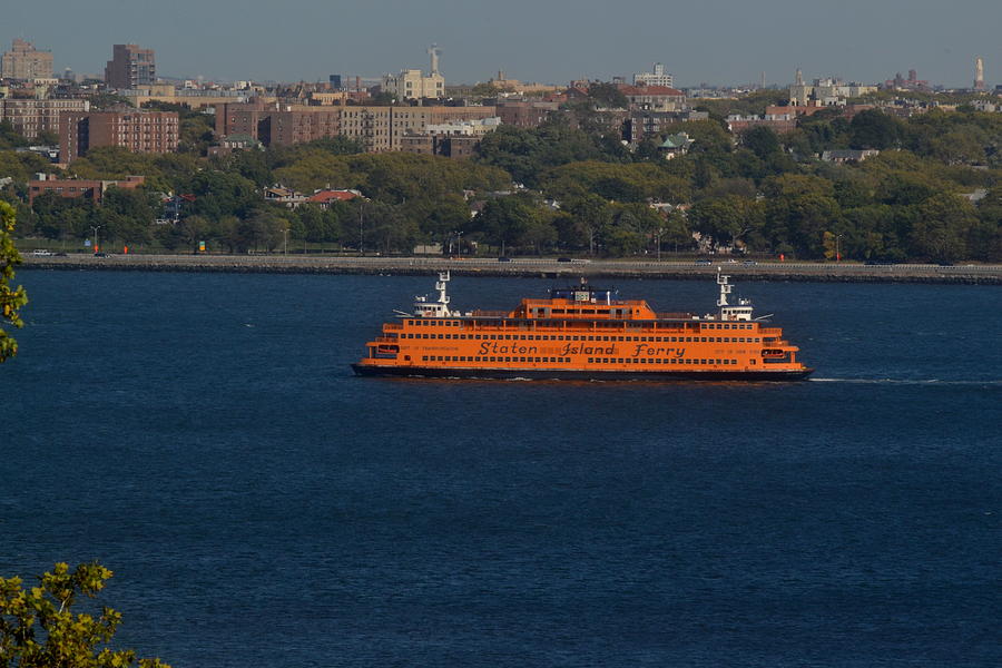 Ferry Photograph - Staten Island Ferry by Anthony Butera