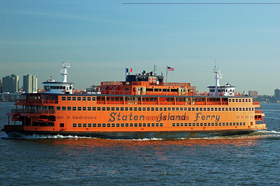New York City Photograph - Staten Island Ferry by James Kirkikis