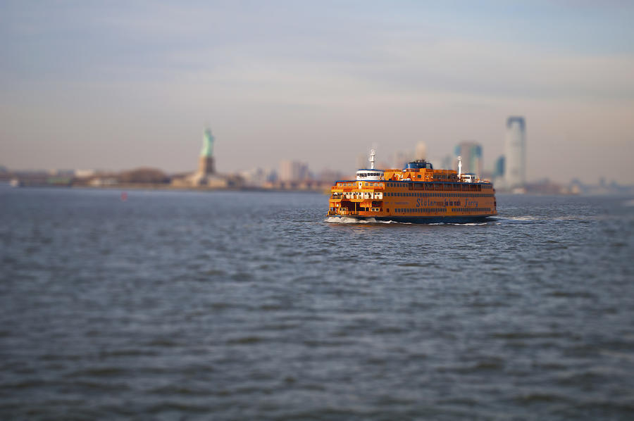 Transportation Digital Art - Staten Island Miniature Ferry by Pelo Blanco Photo