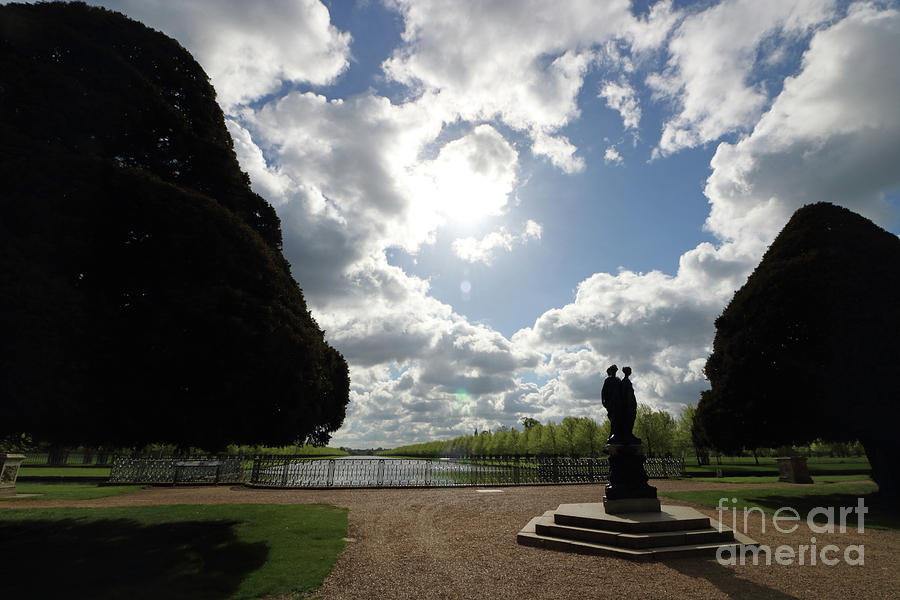 Statue at Hampton Court  Photograph by Julia Gavin