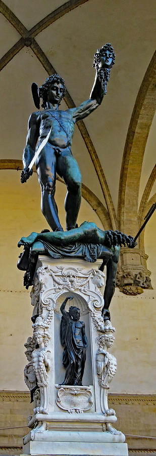 Statue At The Piazza Della Signoria In Florence Italy Photograph by Rick Rosenshein