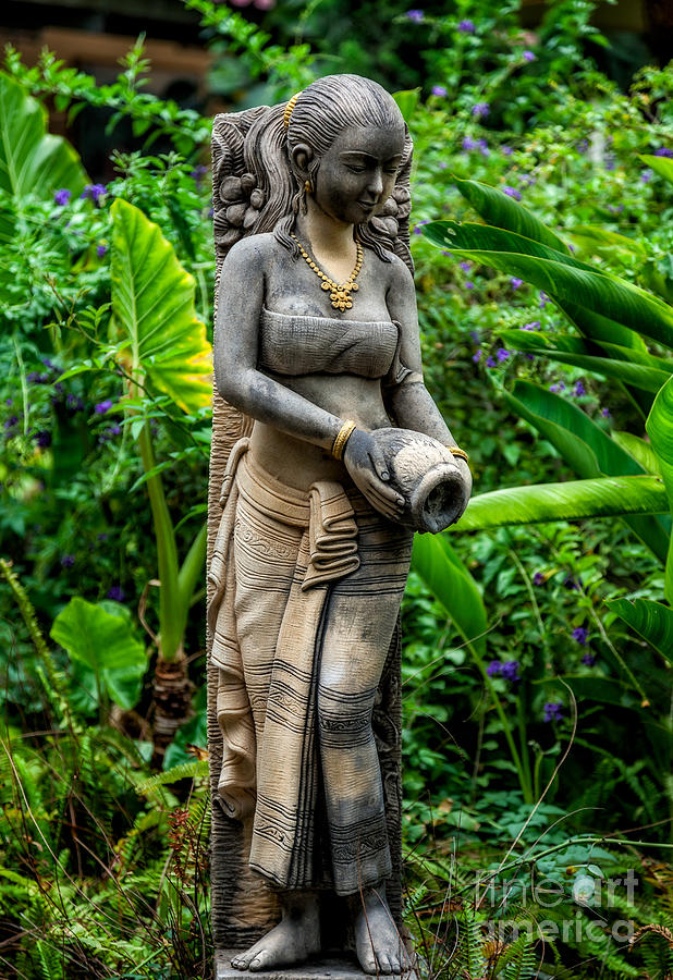 Statue In The Garden Photograph by Adrian Evans