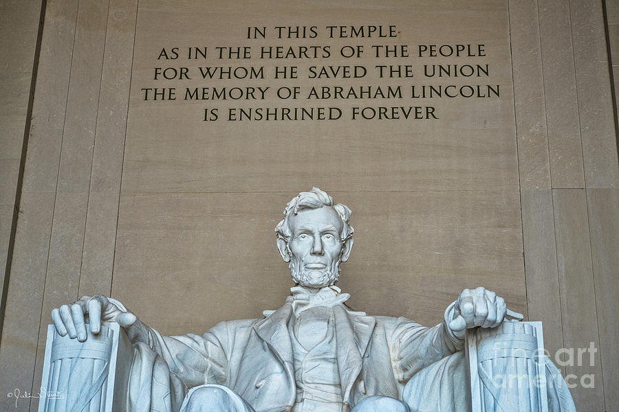Statue Of Abraham Lincoln - Lincoln Memorial #2 Photograph