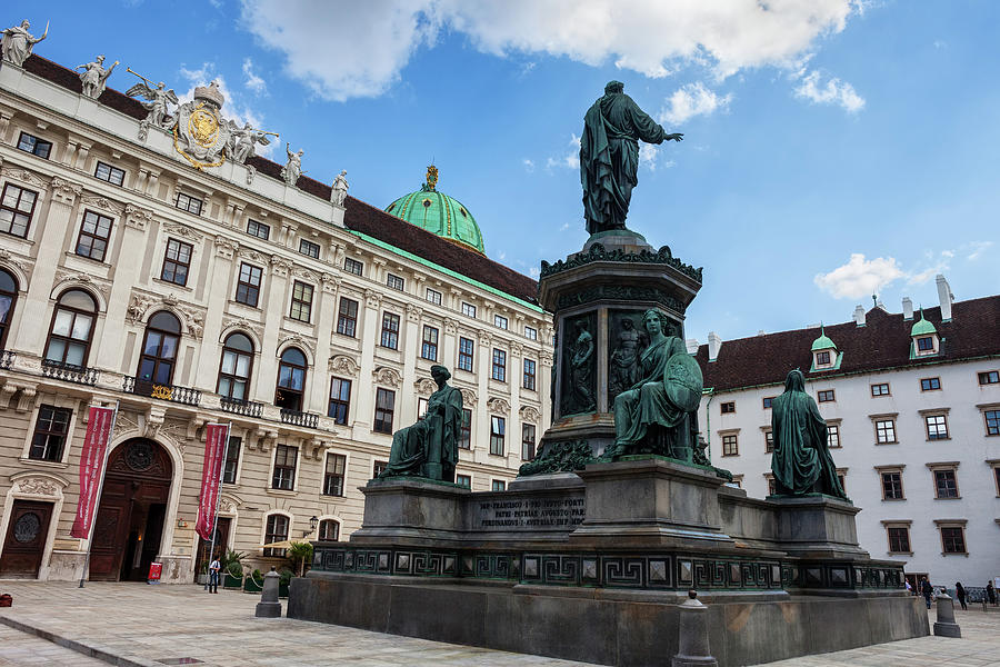 Statue of Emperor Franz I at Hofburg Palace in Vienna Photograph by Artur Bogacki