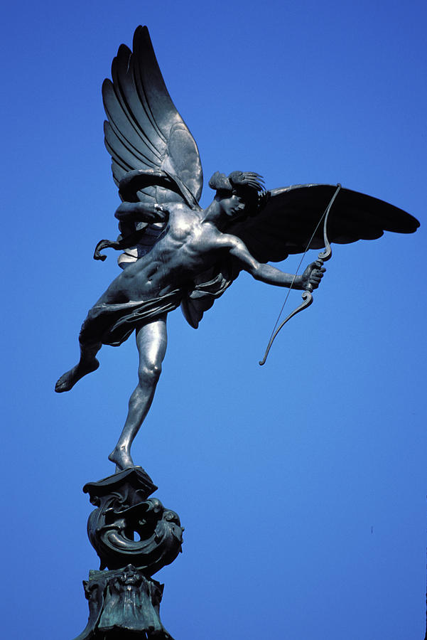 Statue of Eros Photograph by Carl Purcell - Fine Art America