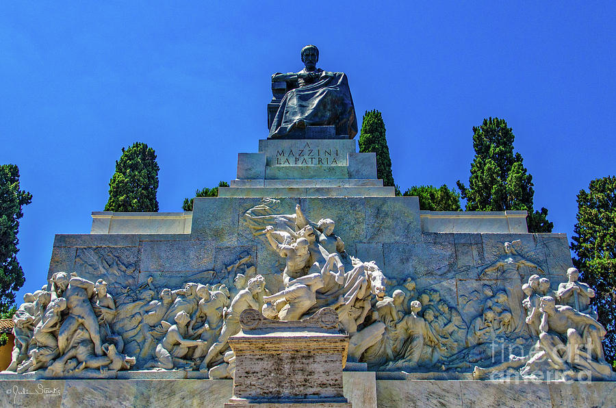 Statue Of Giuseppe Mazzini #1 Photograph