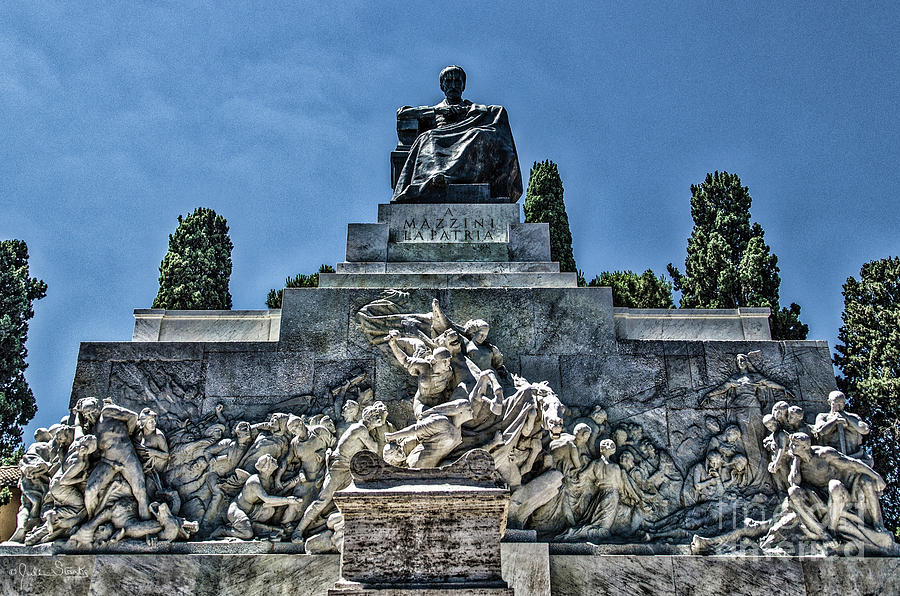 Statue Of Giuseppe Mazzini #2 Photograph