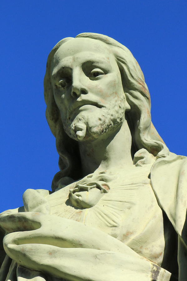 Statue of Jesus Photograph by Elenarts - Elena Duvernay photo