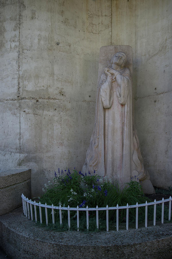 Statue of Joan of Arc in Rouen France Digital Art by Carol Ailles