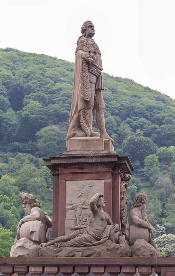 Statue of Karl Theodor Photograph by Teresa Mucha