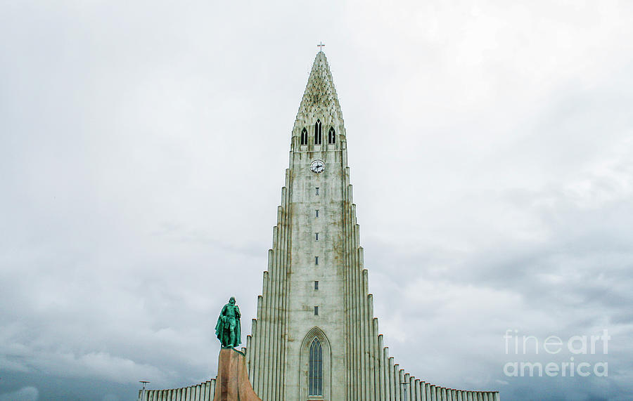 Statue of Leif Eriksson in Reykjavik Photograph by Patricia Hofmeester