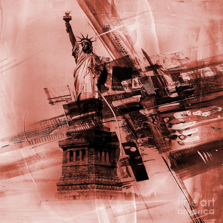 Statue of Liberty 02 Painting by Gull G