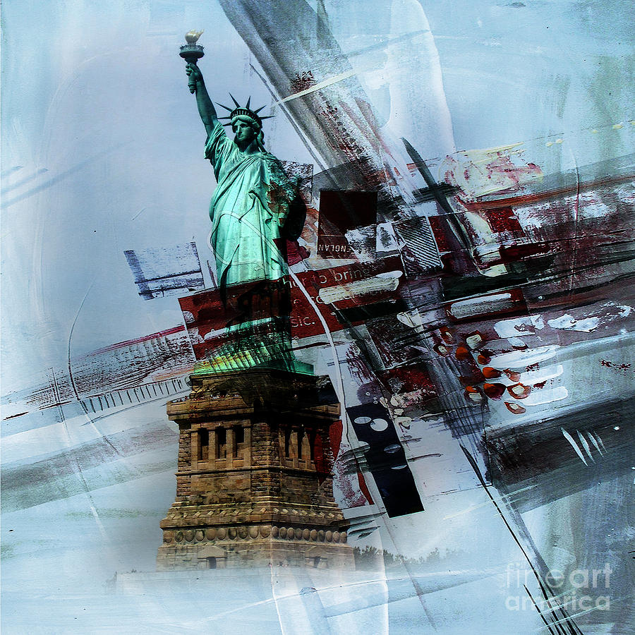Statue of Liberty 03 Painting by Gull G