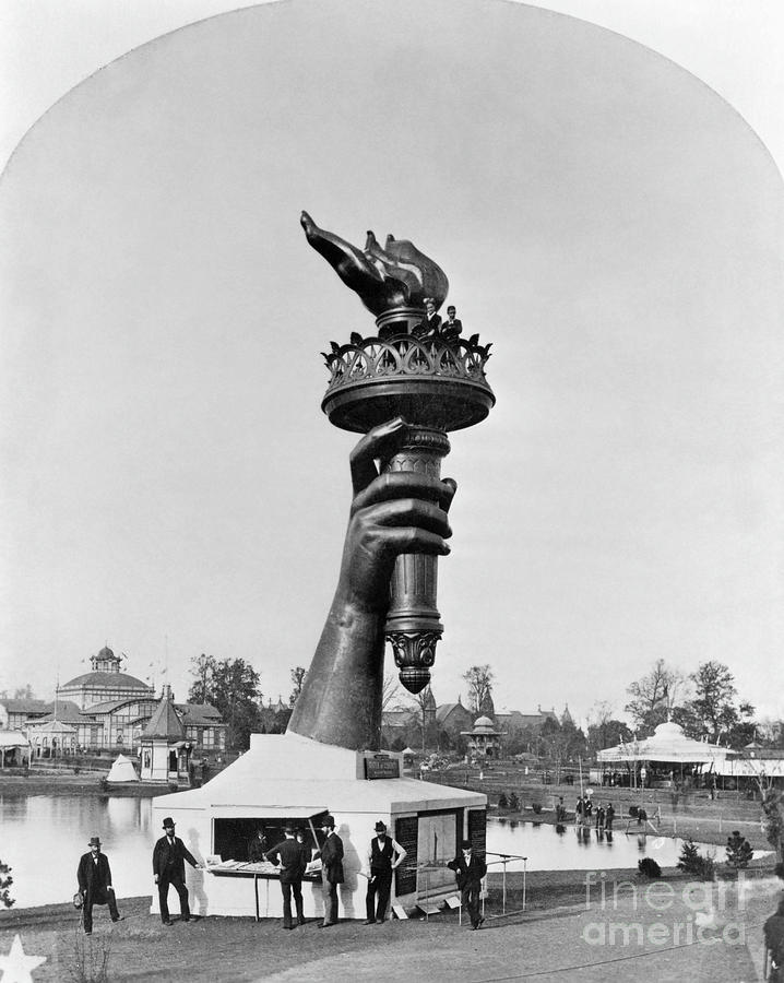 Statue Of Liberty 1876 Photograph by Granger