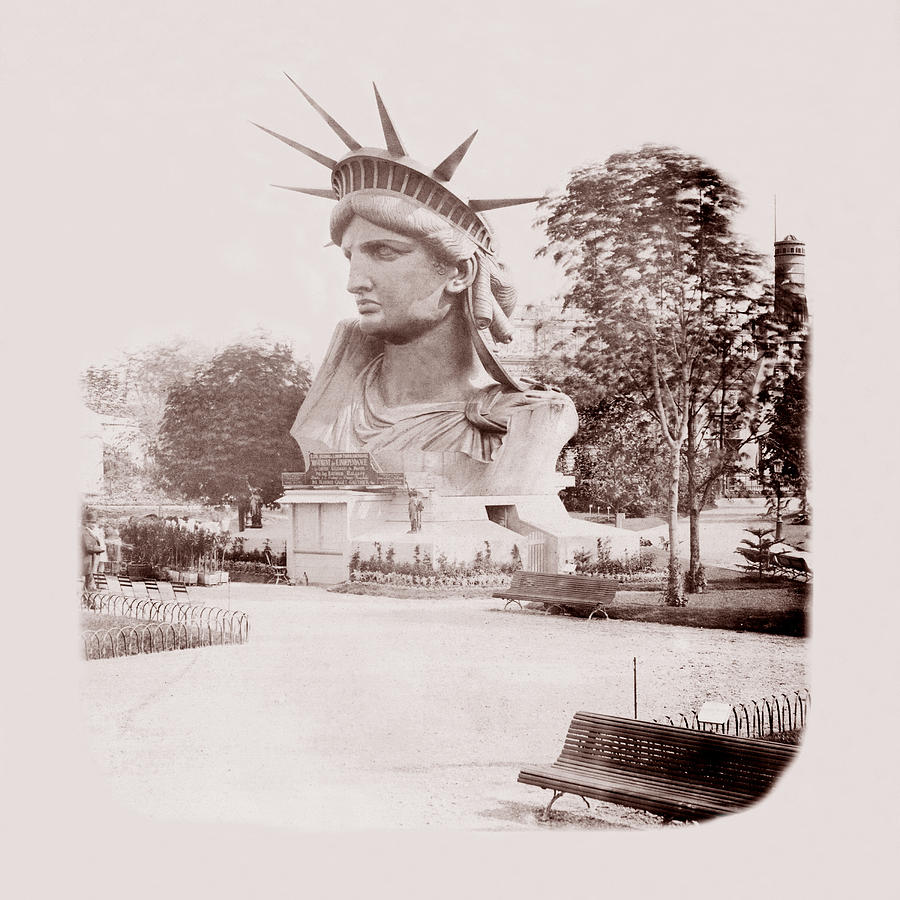 Statue Of Liberty 1883 Photograph by Andrew Fare