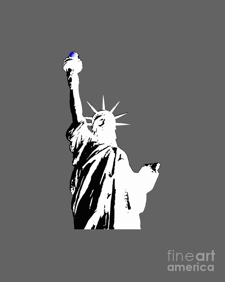 Statue Of Liberty Digital Art - Statue Of Liberty #2 by Frederick Holiday