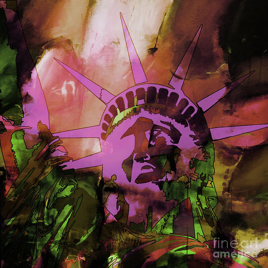 Statue of Liberty 77UH Painting by Gull G